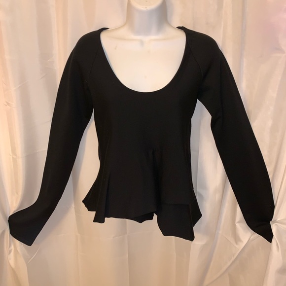 SAINT LAURENT size MED wool scoop neck SWEATER - Picture 10 of 10